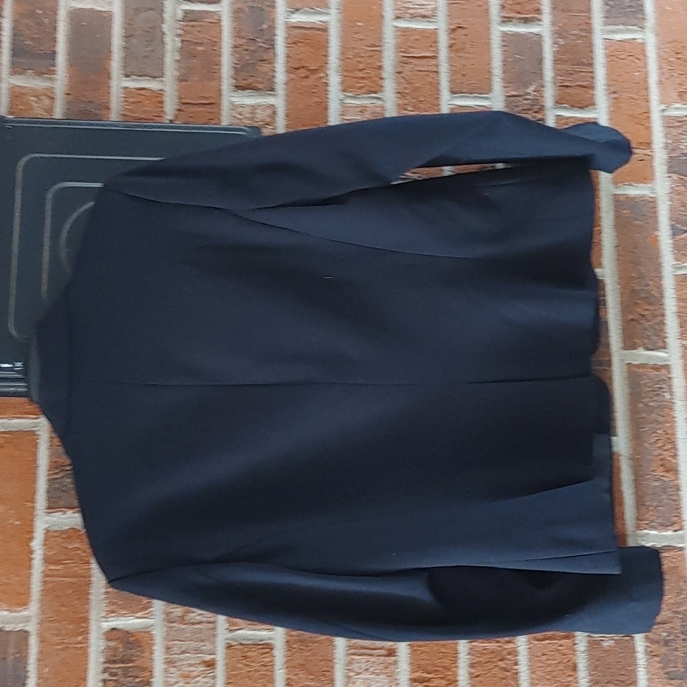 Calvin Klein One Button Black Polyester Blend Jac… - image 2